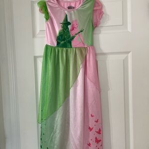 Kids Wizard and Fairy Costume Dress - Pink and Green
